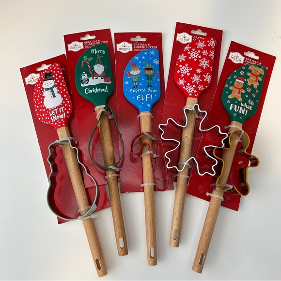 NEW Christmas Spatula & Cookie Cutter Bundle - Picture 2 of 12